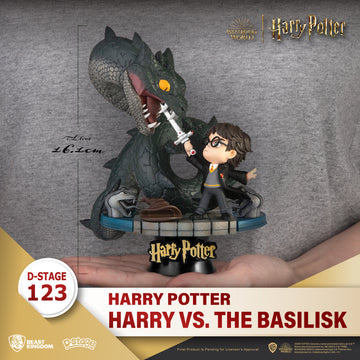 Beast Kingdom DS-123 Harry Potter-Harry vs. the Basilisk Diorama Stage D-Stage Figure Statue